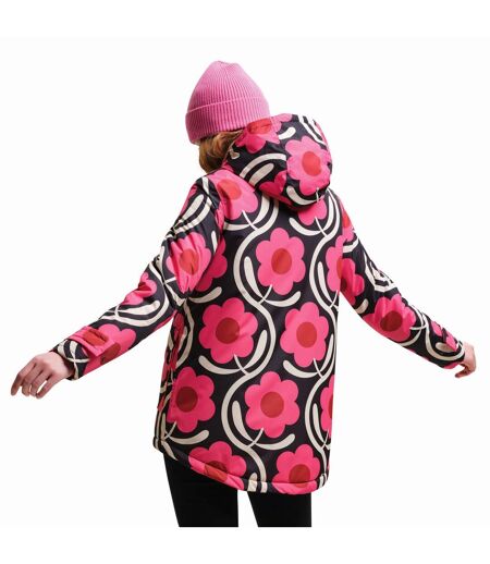Womens/ladies Orla Kiely Swing Floral Waterproof Jacket Apple Blossom Pink Regatta