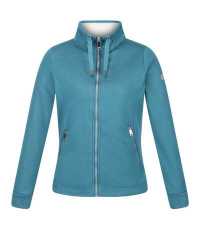 Womens/ladies azariah full zip fleece jacket dragonfly/light vanilla Regatta