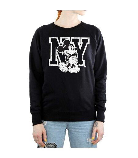 Disney - Sweat MICKEY MOUSE NY KICKING - Femme (Noir) - UTBI8748