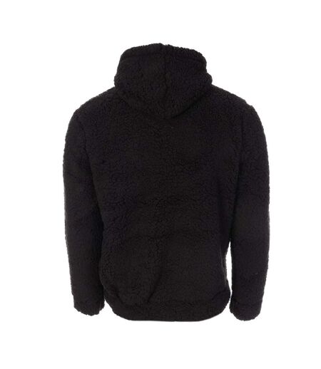 Sweat sherpa noir homme paname brothers full zip