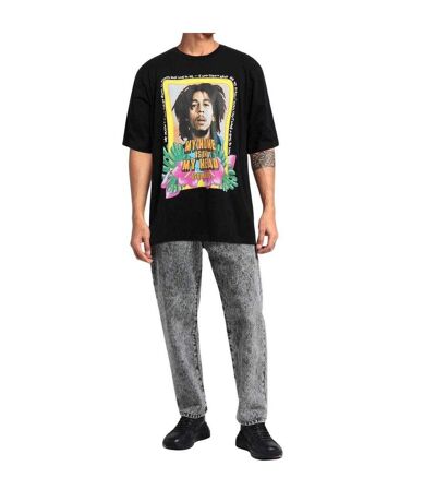 Unisex Adult My Home Is In My Head Bob Marley T-shirt Black DSquared2