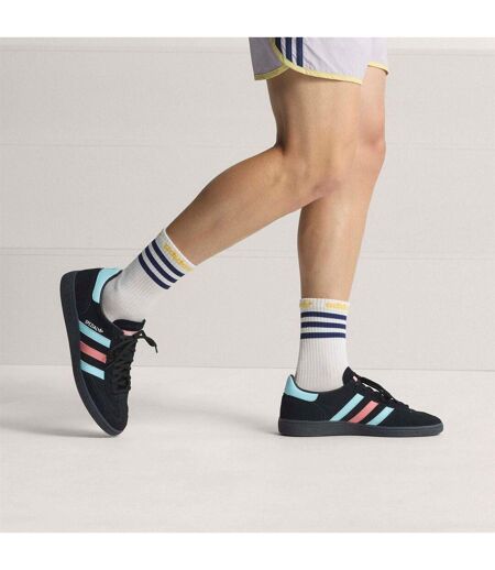 Mens Spezial Suede Trainers Black Blue Pink Adidas