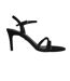 Womens/ladies Leather Stiletto Heel Sandals Black Biba-1