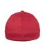 Childrens/kids Wooly Combed Baseball Cap Rose Brown Flexfit-2