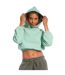 Sweat À Capuche Femme Vert Menthe Light And Shade-3