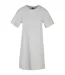 Robe T-shirt Femme Gris Pâle Build Your Brand-1
