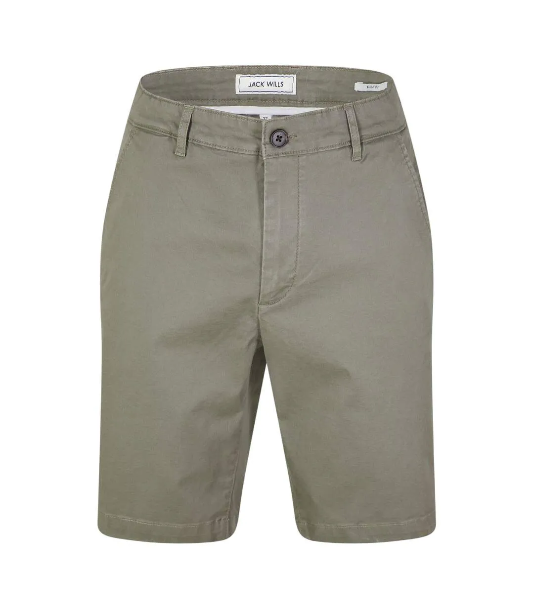 Short Chino Motif/style Uni Homme Kaki Jack Wills-1