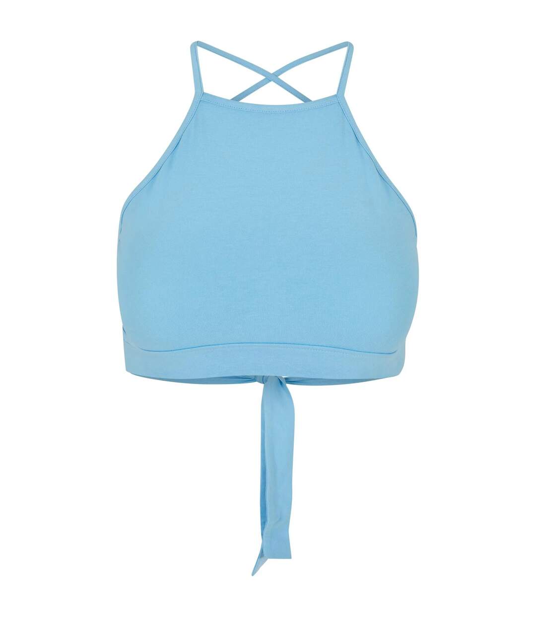 Haut Motif/style Triangle Femme Bleu Baltique Urban Classics-1