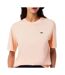 T-shirt orange clair femme lacoste tf7215-1