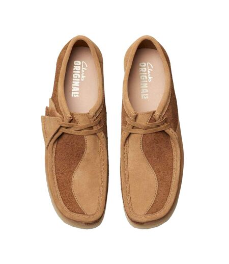 Chaussures Bateau Wallabee Homme Brun Clair Clarks Originals