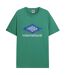 Mens international diamond t-shirt peppermint green Umbro-1
