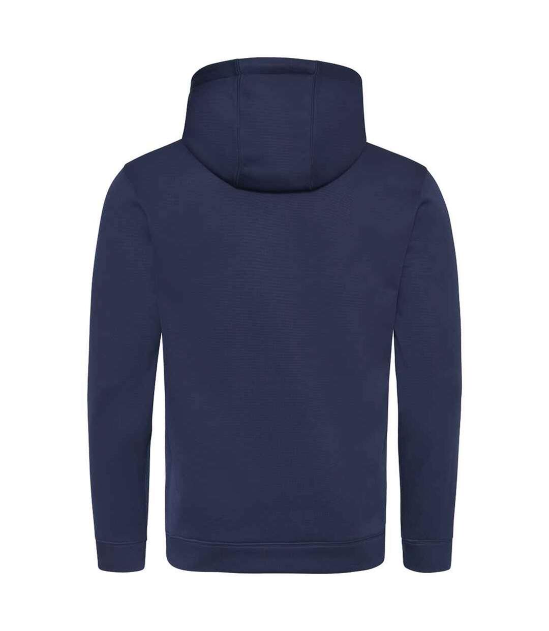 Unisex Adult Polyester Sports Hoodie Oxford Navy Awdis-2