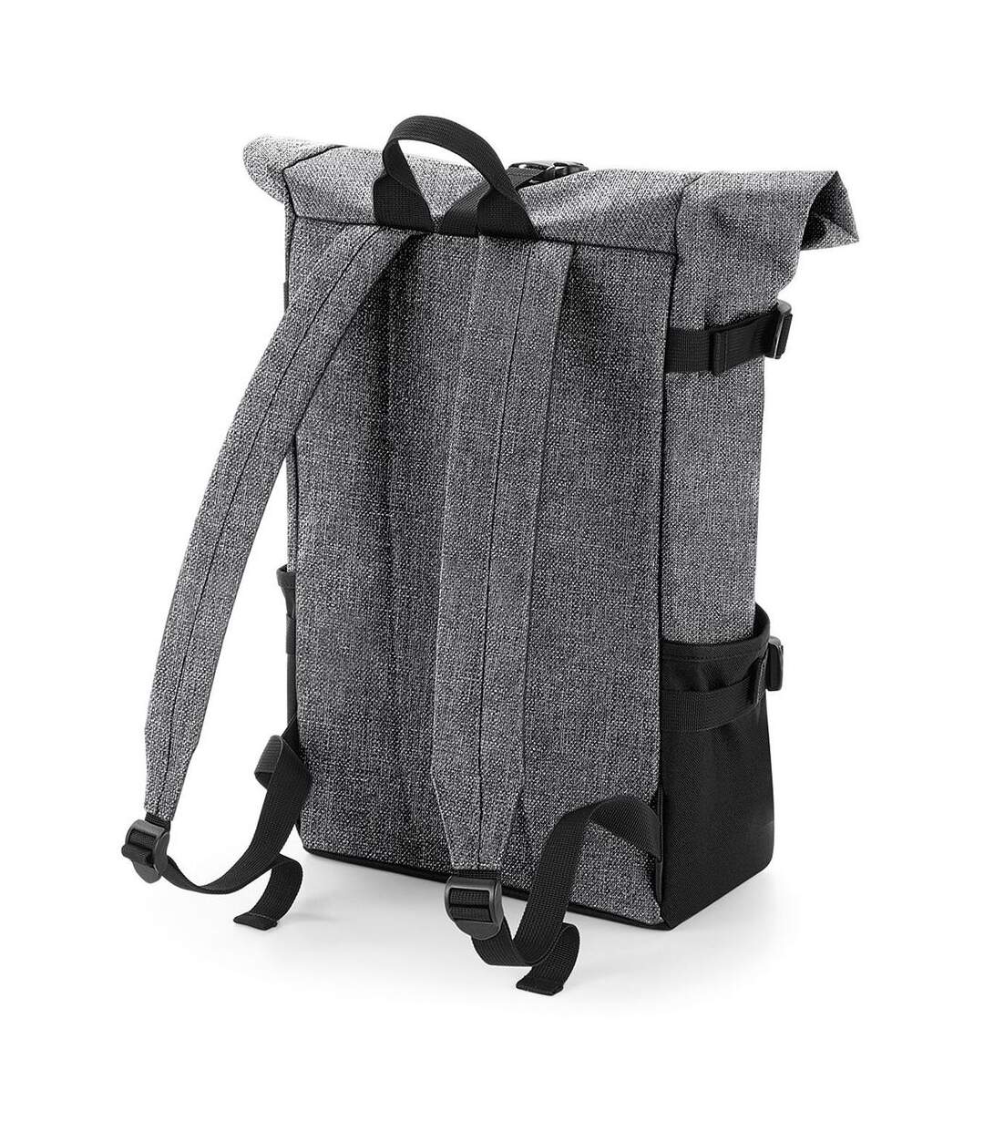 Sac à dos roll-top 22L - compartiment ordinateur - BG858 - gris merle-3