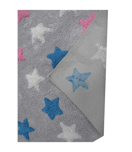 Tapis enfant fait main en coton ETOILE