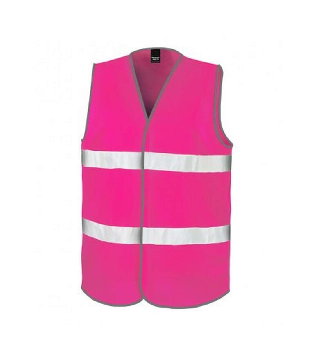 Adults unisex core enhanced vis vest fluorescent pink Result-1