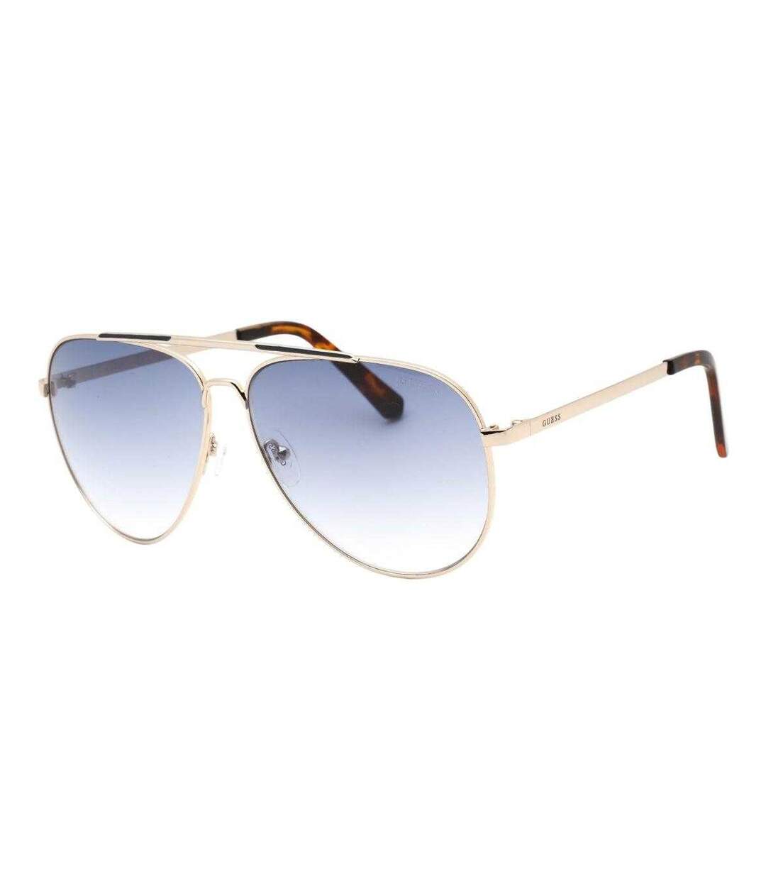 Lunettes De Soleil Motif/style Dégradé Homme Taille Unique Jaune Or Guess-2