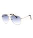 Lunettes De Soleil Motif/style Dégradé Homme Taille Unique Jaune Or Guess-2
