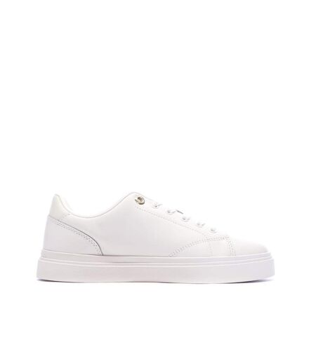 Baskets blanche femme tommy hilfiger cupsole