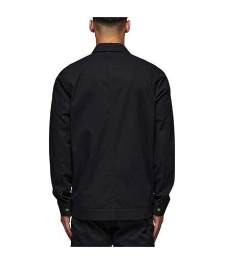 Mens Shirt Jacket Black Mallet