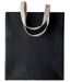 sac en toile de jute teint - KI0226 - noir - noir