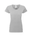 Womens/ladies Authentic Classic T-shirt Light Oxford Russell-2