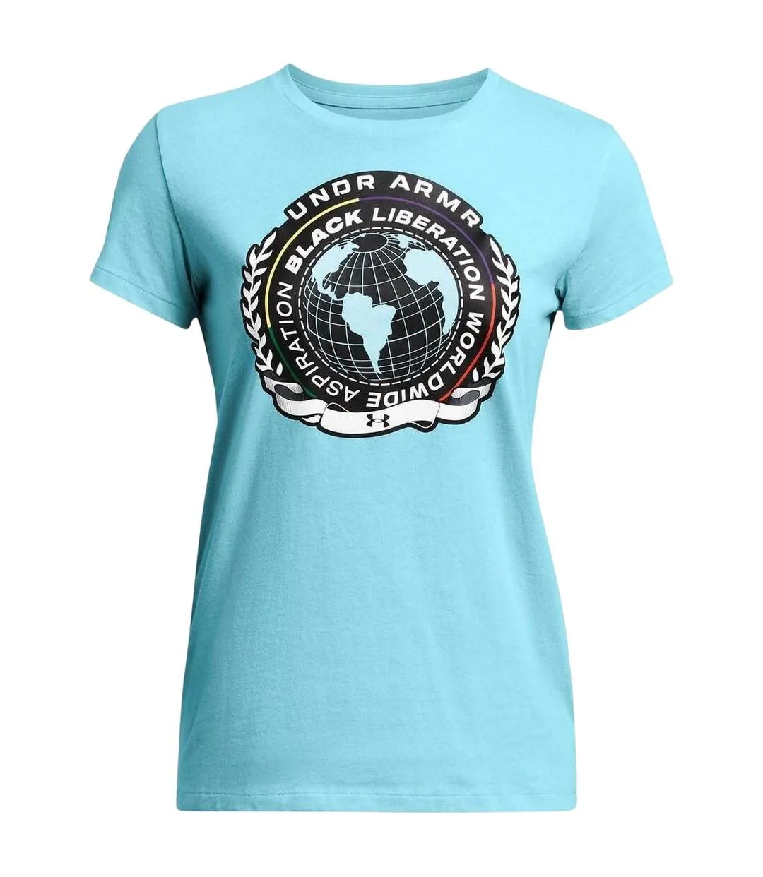 T-shirt Black History Month Femme Bleu Under Armour-2