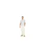 Mens Striped Knitted Polo Shirt Cream Light Green Mid Green Brave Soul-1