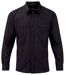 chemise manches longues retroussables - R-918M-0 - noir - homme