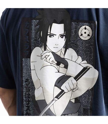 T-shirt homme relax fit avec print Naruto Shippuden Sasuke Capslab