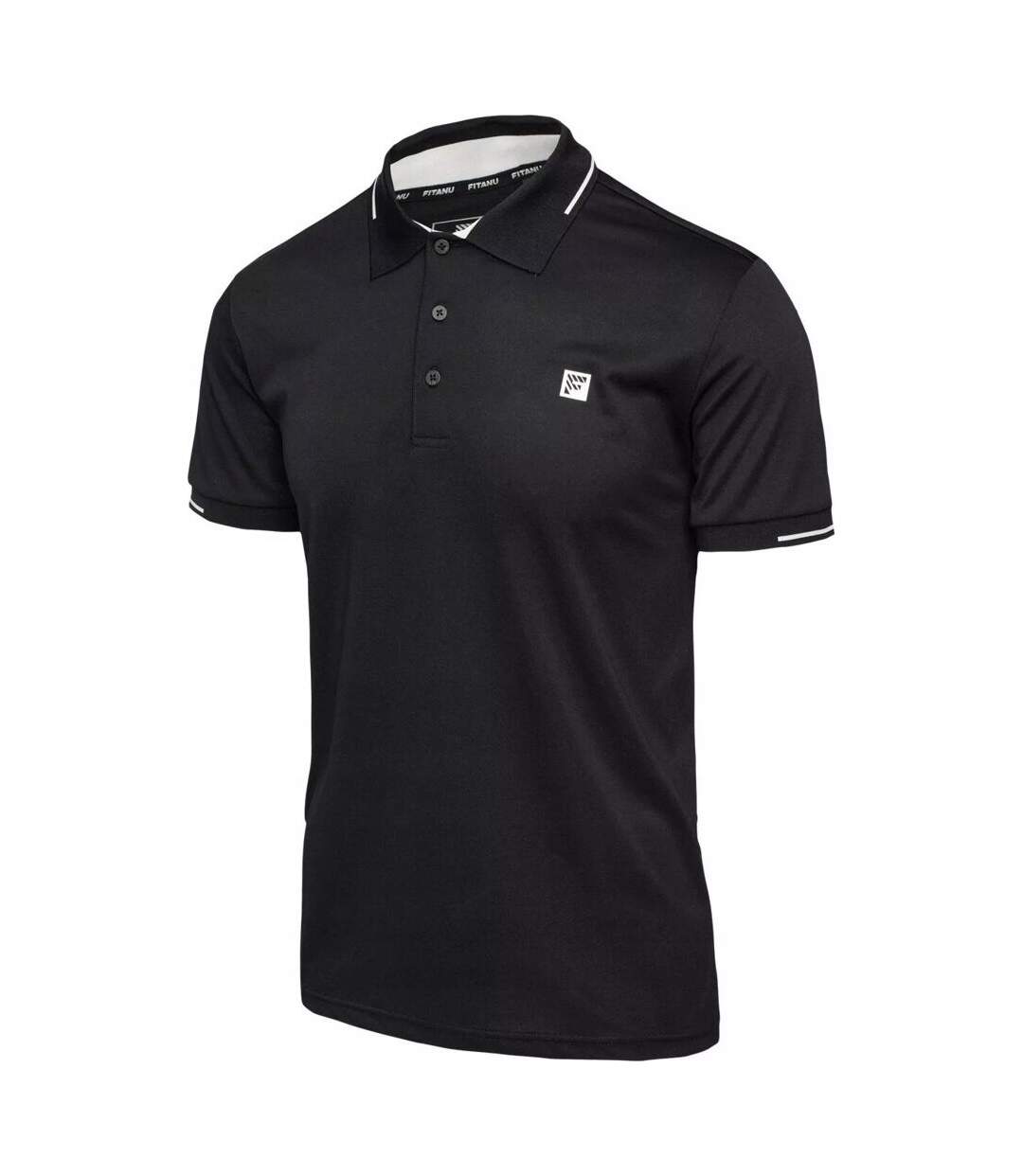 Polo Rohan Homme Noir Fitanu-4