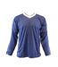 Maillot De Foot Adulte Bleu Marine Blanc Carta Sport-1