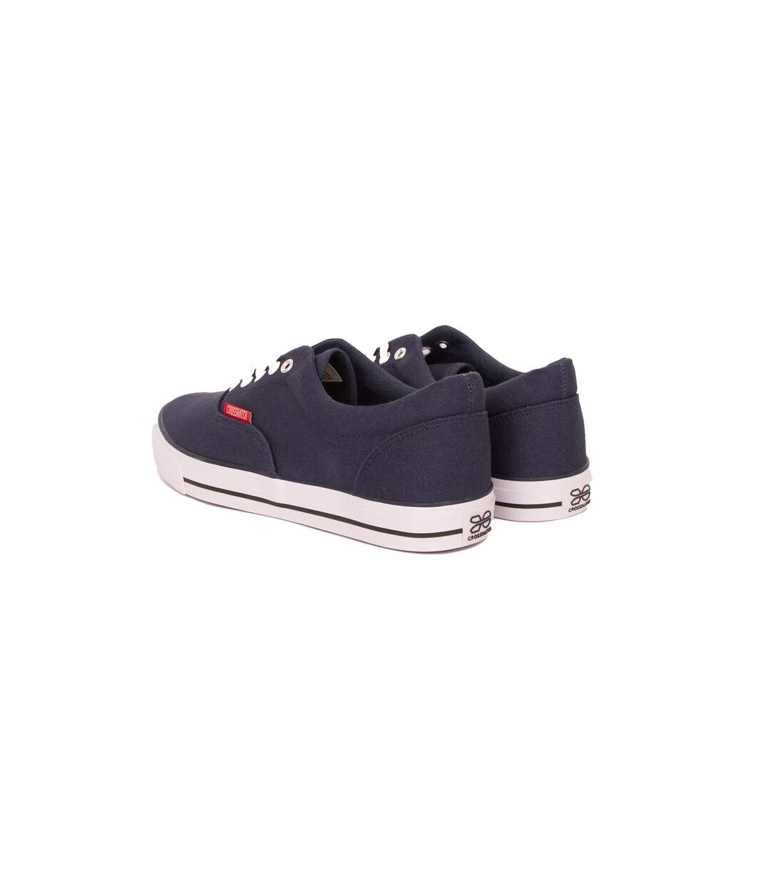Mens Skywalk Canvas Trainers Navy Crosshatch-2