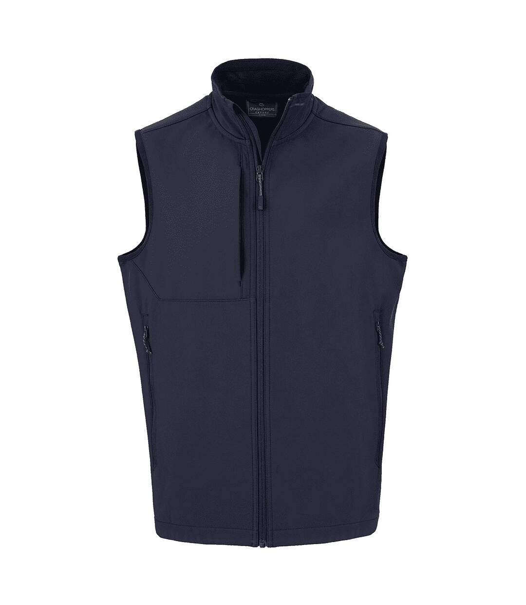 Mens Expert Basecamp Softshell Body Warmer Dark Navy Craghoppers-1