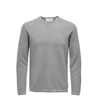 Pull Gris Homme Only & Sons Spanter - L