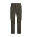 Pantalon Cintré Et Uni À Taille Ajustable Homme Kaki Sombre Craghoppers-2