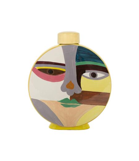Vase Rond en Céramique Piccassy 33cm Multicolore