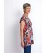 Tee-shirt long col V effet drapé-3