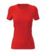 Womens/ladies Active Sports Tee Scarlet Red Stedman-1