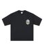 Mens Morelos Crew Neck Oversized T-shirt Black Rose London-2