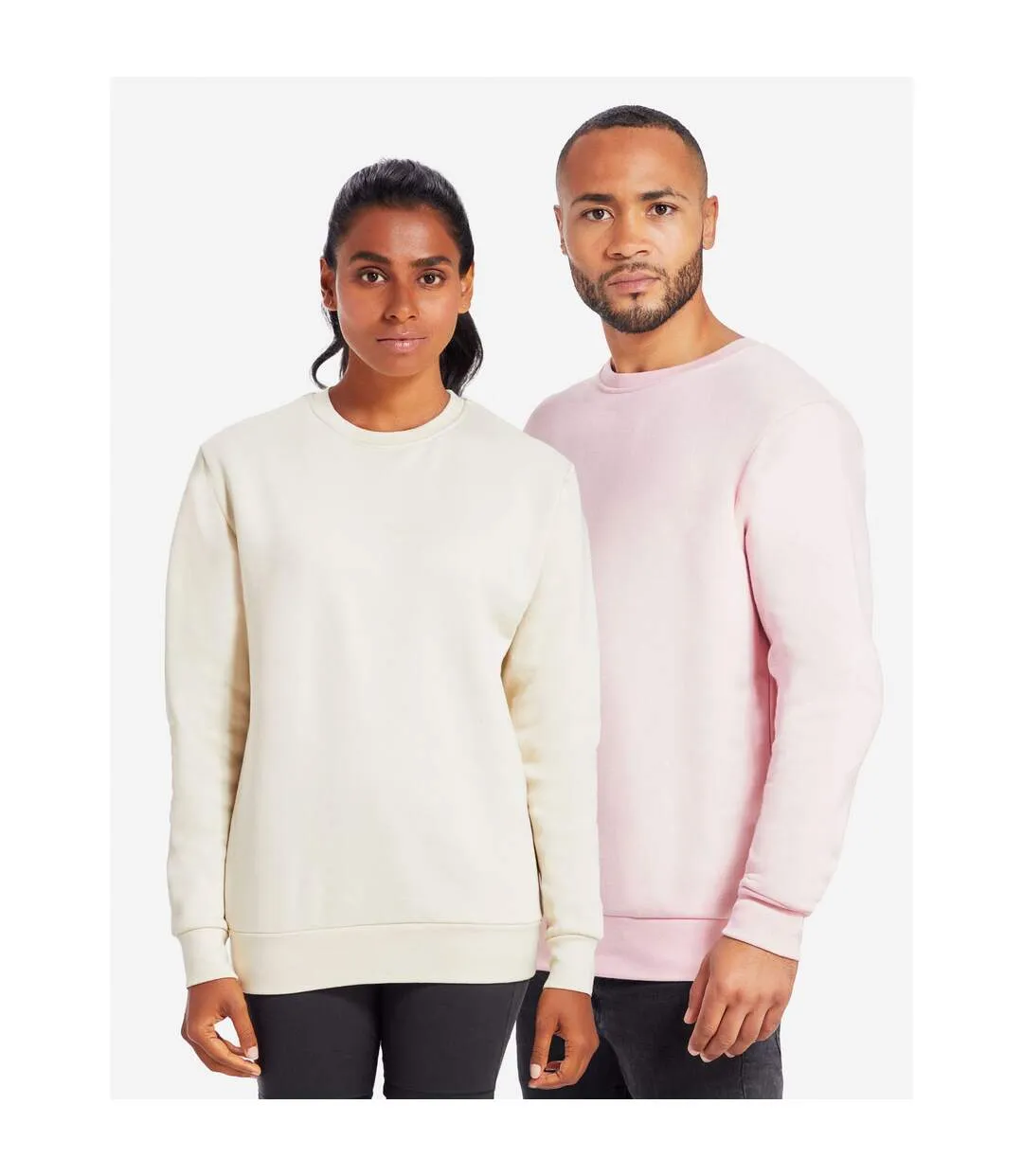 Unisex Adult Essential Organic Sweatshirt Soft Olive Mantis-1