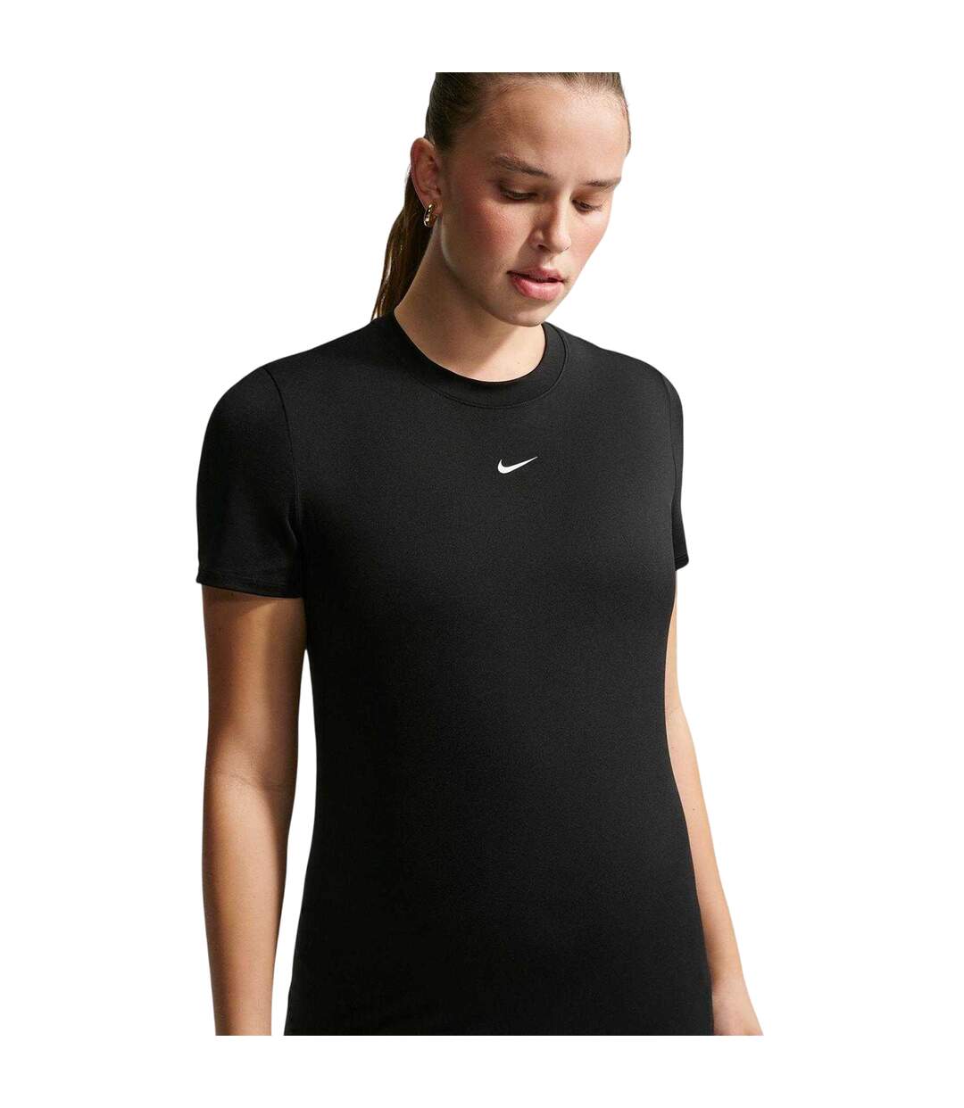 Womens/ladies One T-shirt Black White Nike-3