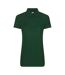 Womens/ladies polo shirt bottle green PRO RTX