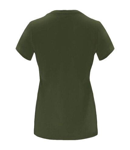 T-shirt capri femme vert Roly Roly