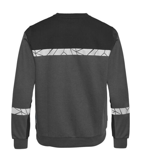 Mens Progression Hi-vis Sweatshirt Grey Black Projob