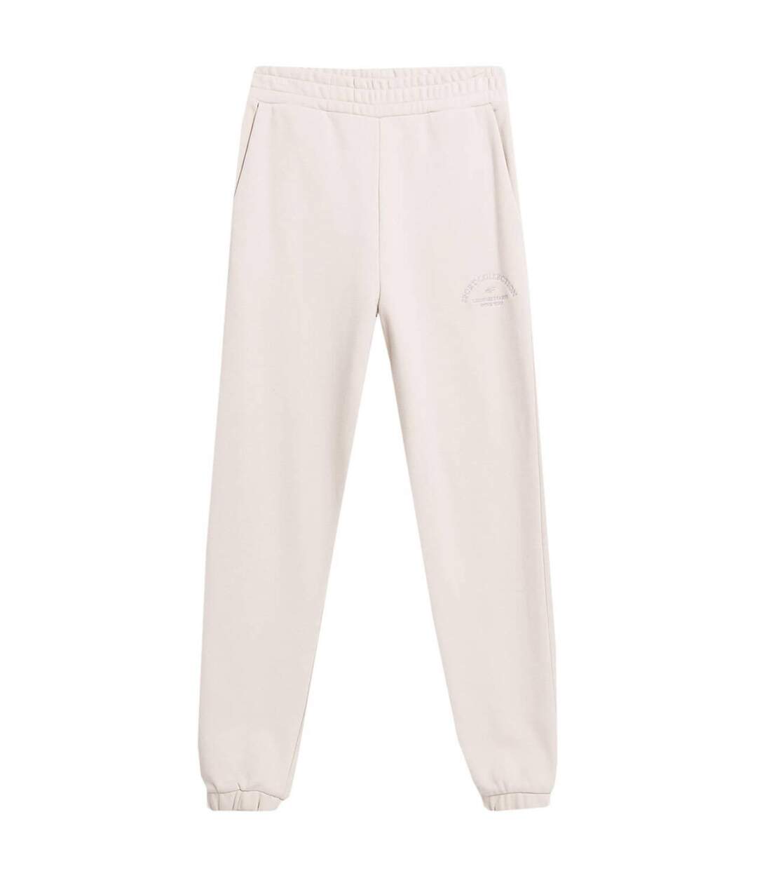 Pantalon De Jogging Cas F472 Femme Beige 4F-2