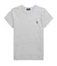 Womens/ladies Jersey T-shirt Heather Grey Ralph Lauren-2