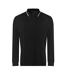 Polo homme noir / blanc Awdis-1