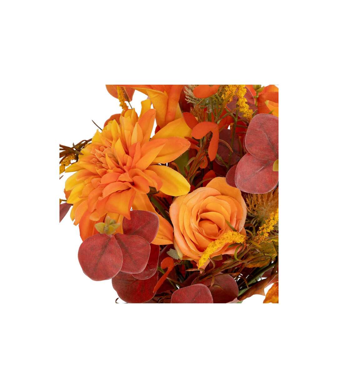 Bouquet Artificiel Automnal James 55cm Orange-2