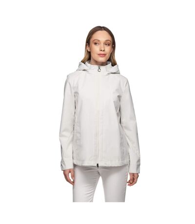 Womens/ladies Spherica Long Length Parka Moonlight Sand Geox