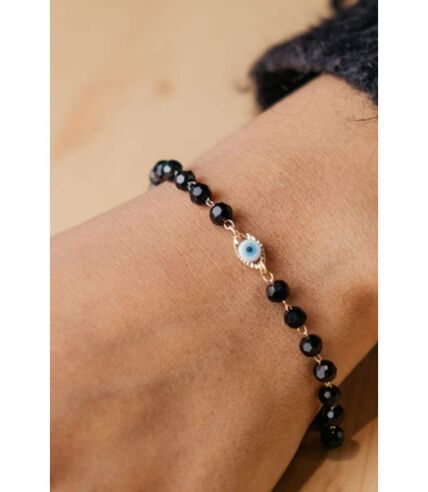 Evil Eye Black Beads Indian Mangalsutra Protection Indian Nazaria Bracelet